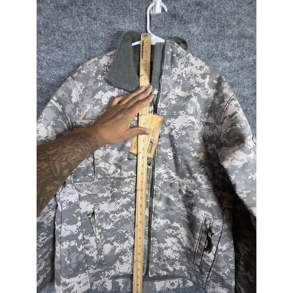 Massif Elements Softshell Jacket Mens Large ACU UCP Camo Flame Resistant Army - Picture 5 of 8